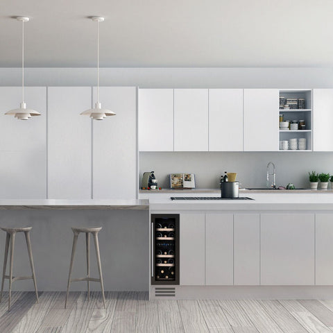 Dunavox Flow - 17 Wijnkoelkast | DAUF - 17.58DMB | 2 Zones | Mat Zwart - Luxury Taste