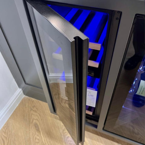 Dunavox Flow - 17H Wijnkoelkast | DAUF - 17.58DBH | 2 Zones | Zwart - Luxury Taste