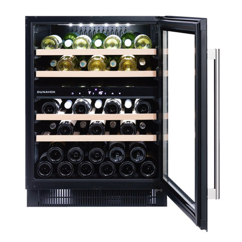 Dunavox Flow - 39 Wijnkoelkast | DAUF - 39.121DMB | 2 Zones | Mat Zwart - Luxury Taste