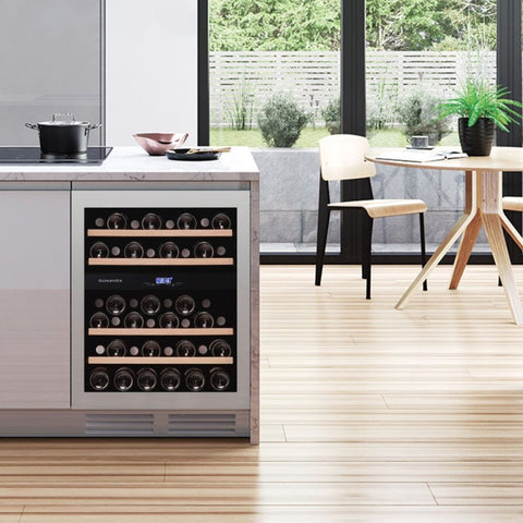 Dunavox Flow - 45 Wijnkoelkast | DAUF - 45.125DSS.TO | 2 Zones - Luxury Taste
