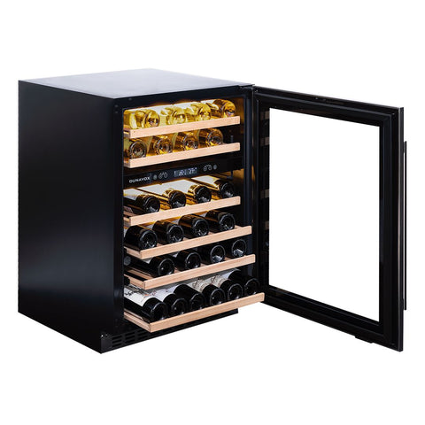 Dunavox Flow - 46D Wijnkoelkast | DAUF - 46.145DMB | 2 Zones | Mat Zwart - Luxury Taste