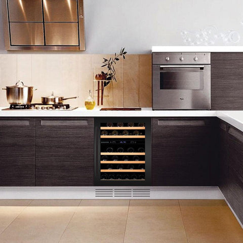 Dunavox Flow - 46D Wijnkoelkast | DAUF - 46.145DMB | 2 Zones | Mat Zwart - Luxury Taste