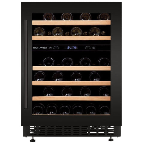 Dunavox Flow - 46D Wijnkoelkast | DAUF - 46.145DMB | 2 Zones | Mat Zwart - Luxury Taste