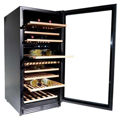 Vinata Grivola Wijnklimaatkast - 110 Flessen, Twee Temperatuurzones, Inbouw of Vrijstaand | Luxury Taste - Luxury Taste